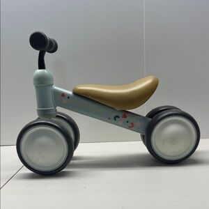 Retrospec Cricket Baby Walker Balance Bike with 4 Wheels for Ages 12-24 Months